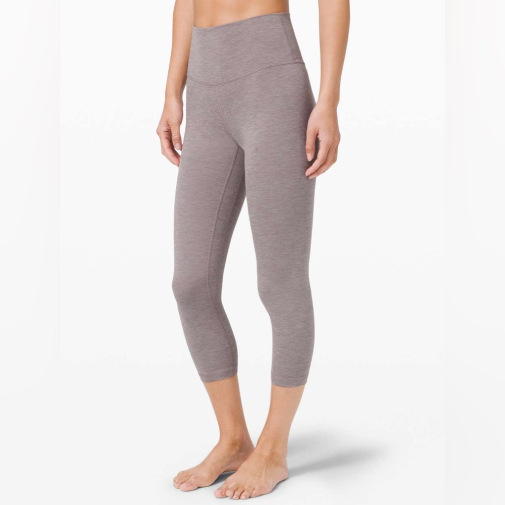 Lululemon Align High-Rise Crop 21” Heathered Lunar Rock